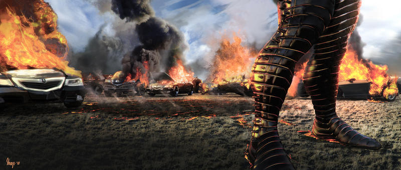 Illustration for article titled Thor concept art includes a complete map of Asgard